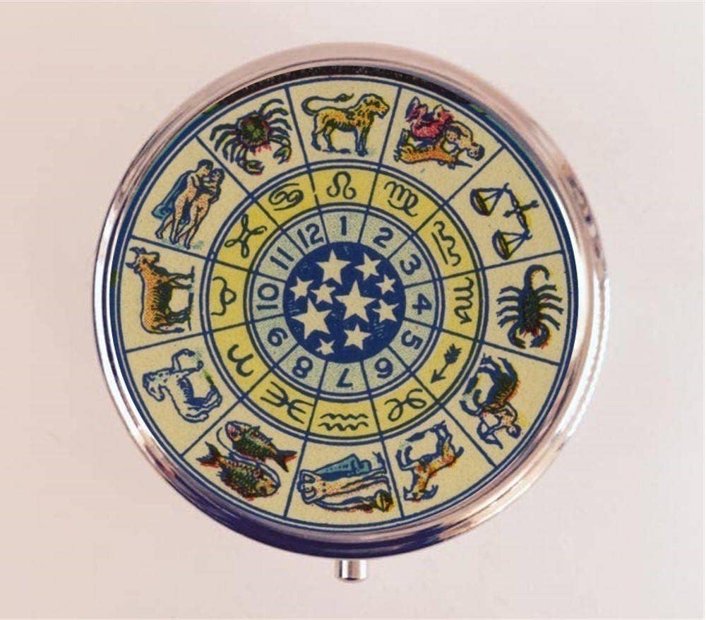 Zodiac Ad Pill Box