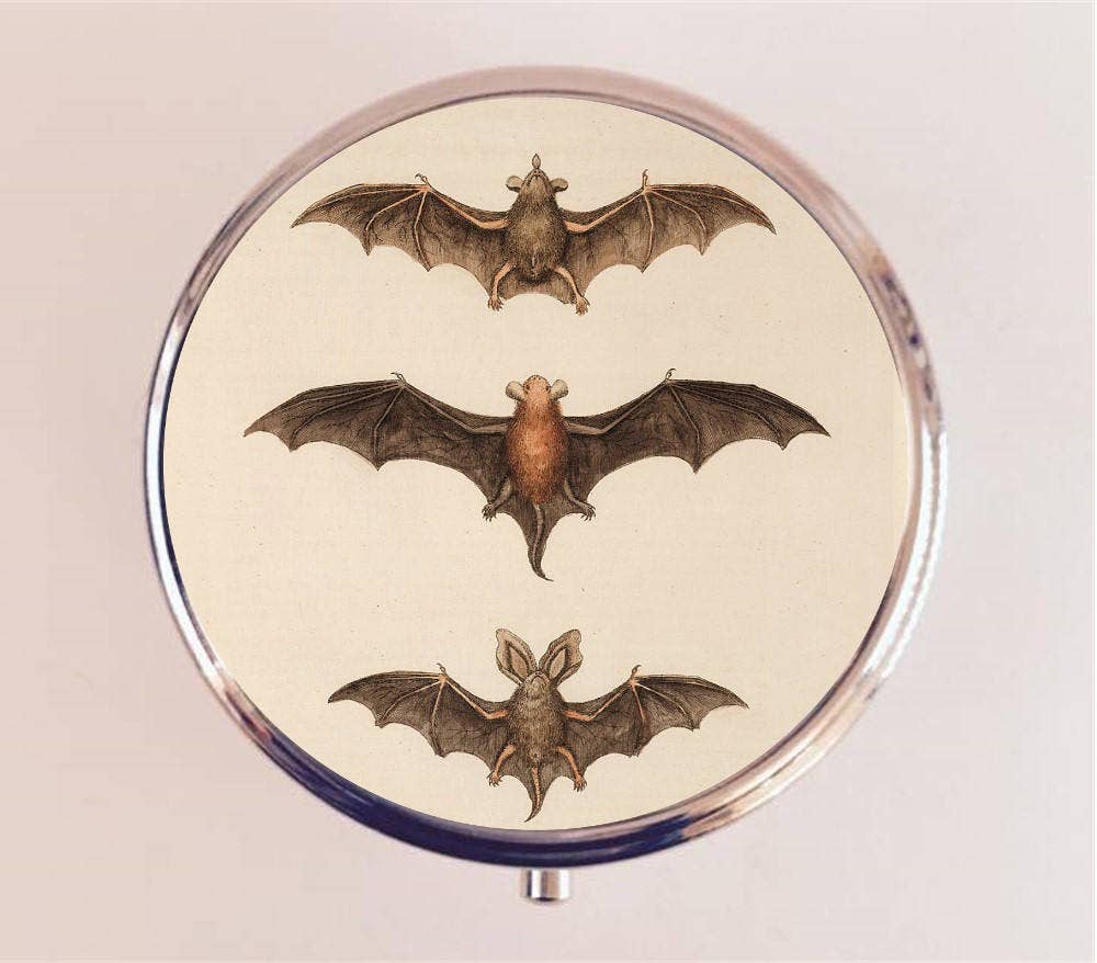 Victorian Bat Pill Box