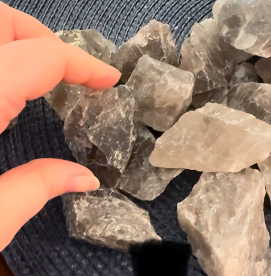 Smoky Quartz Crystal 4-Pack Raw