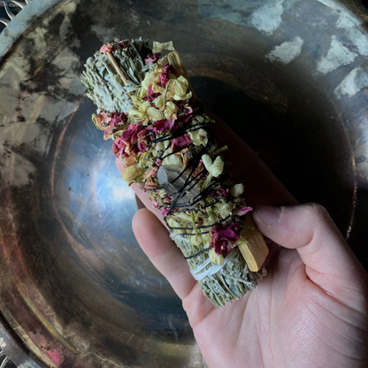 Mugwort + Palo Santo Ritual Bundle. With Instructions.